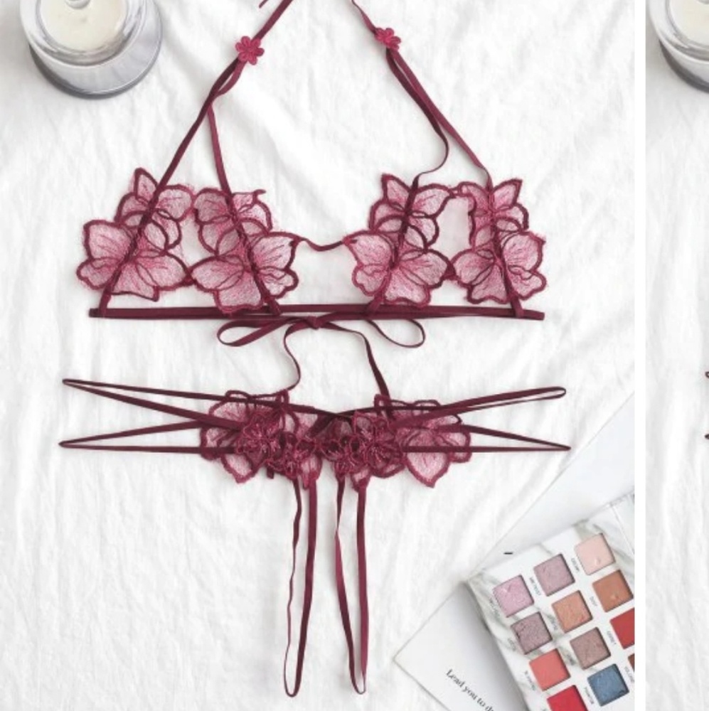 Red lingerie set 5/$35 or 2/$16